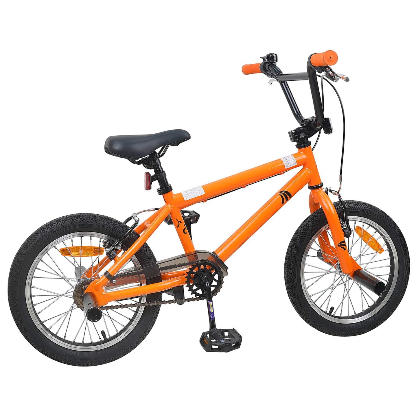 vidaXL BMX Bike 20 Inches for over 9 Years Old Orange