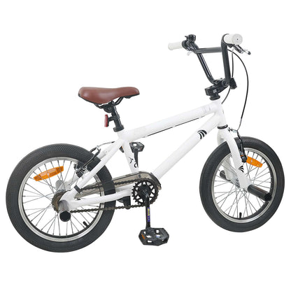 vidaXL BMX Bike 16 Inches for 5-8 Years Old White