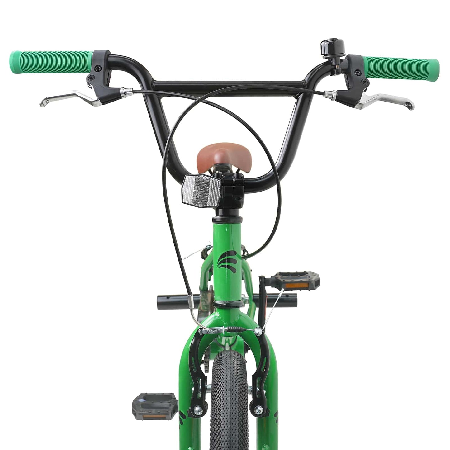vidaXL BMX Bike 18 Inches for 7-10 Years Old Green