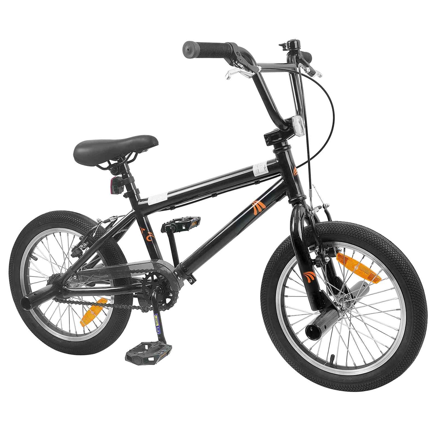 vidaXL BMX Bike 20 Inches for 9 Years Old Black