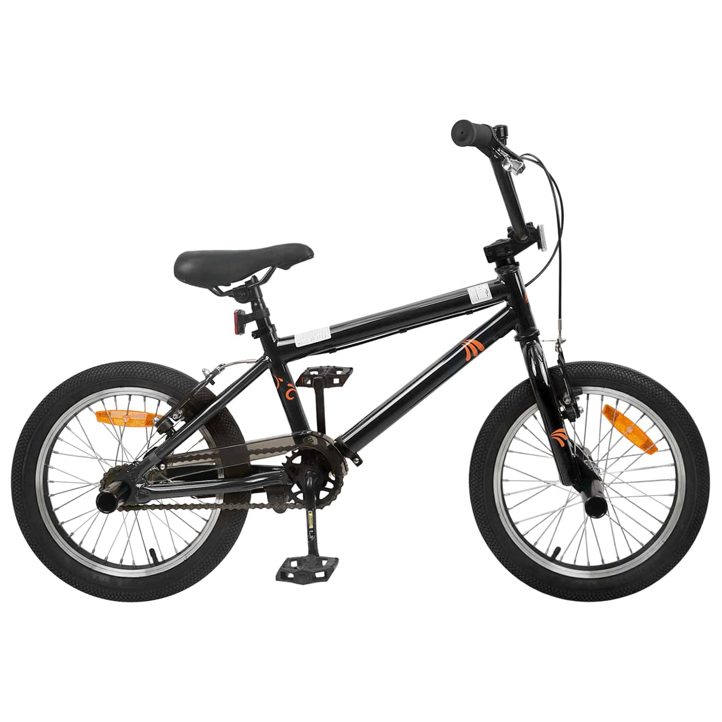 vidaXL BMX Bike 20 Inches for 9 Years Old Black