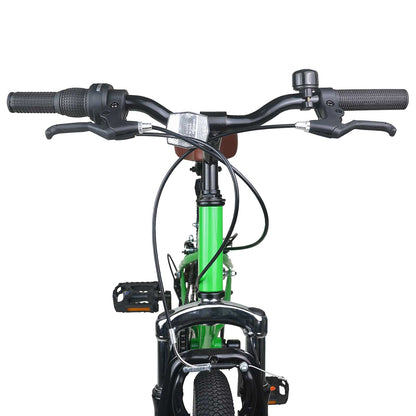 vidaXL Mountain Bike 24 Inches 6-Speed for 8-12 Years Old Green