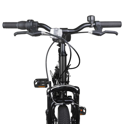 vidaXL Mountain Bike 20 Inches 6-Speed for 5-8 Years Old Black