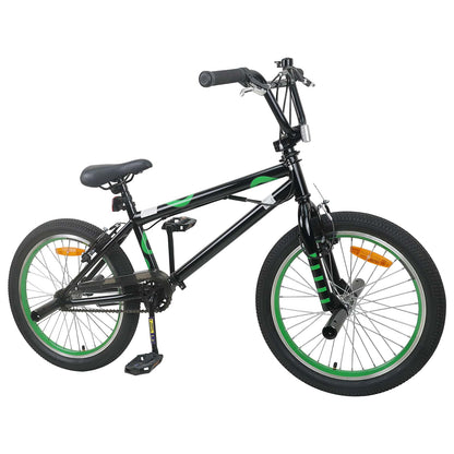 vidaXL BMX Bike 20 Inches for over 9 Years Old Black