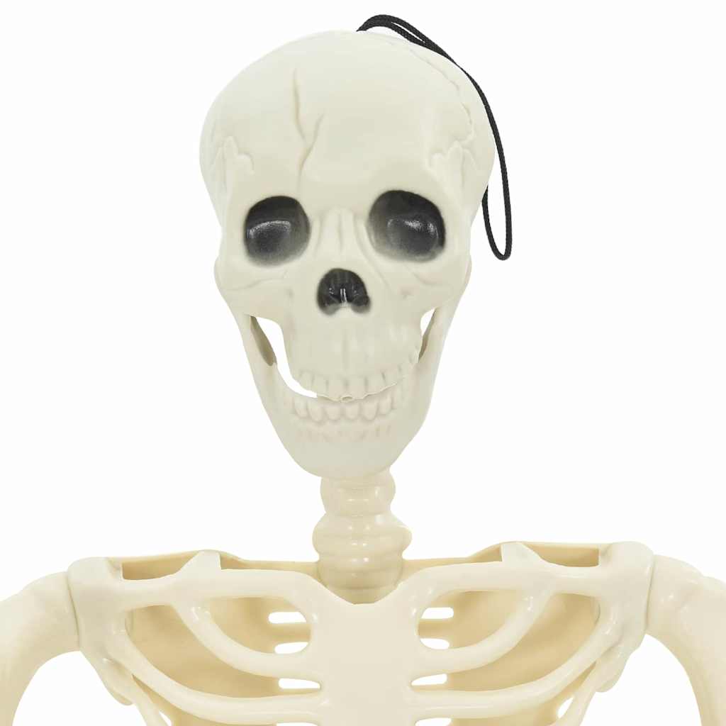 vidaXL Halloween Skeleton 2 pcs White 85 cm PVC