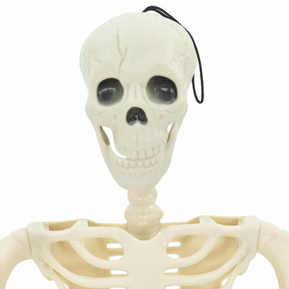 vidaXL Halloween Skeleton 2 pcs White 85 cm PVC