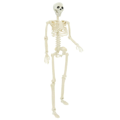 vidaXL Halloween Skeleton 2 pcs White 85 cm PVC