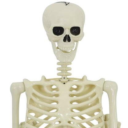 vidaXL Halloween Decoration Skeleton 2 pcs White Polypropylene