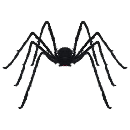 vidaXL Halloween Spider Decoration 3 pcs Black 200 cm Polyester