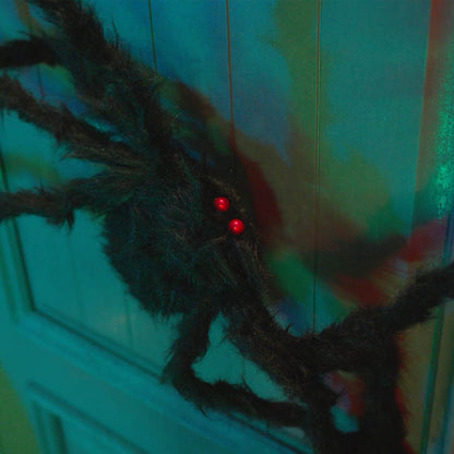 vidaXL Halloween Spider Decoration 3 pcs Black 150 cm Polyester