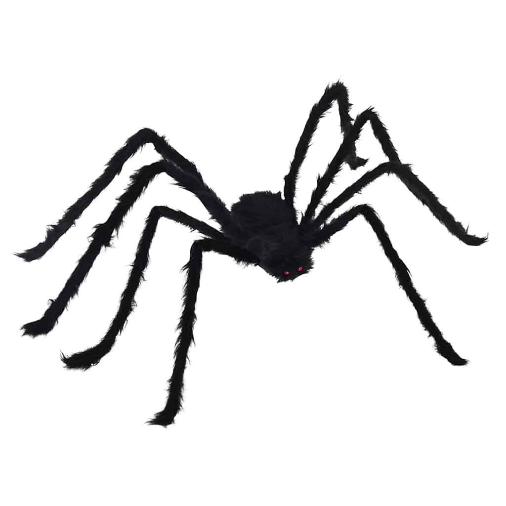 vidaXL Halloween Spider Decoration 3 pcs Black 150 cm Polyester