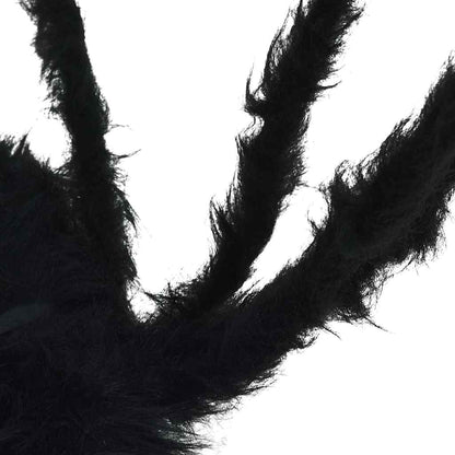 vidaXL Halloween Spider Decoration 6 pcs Black 75 cm Polyester