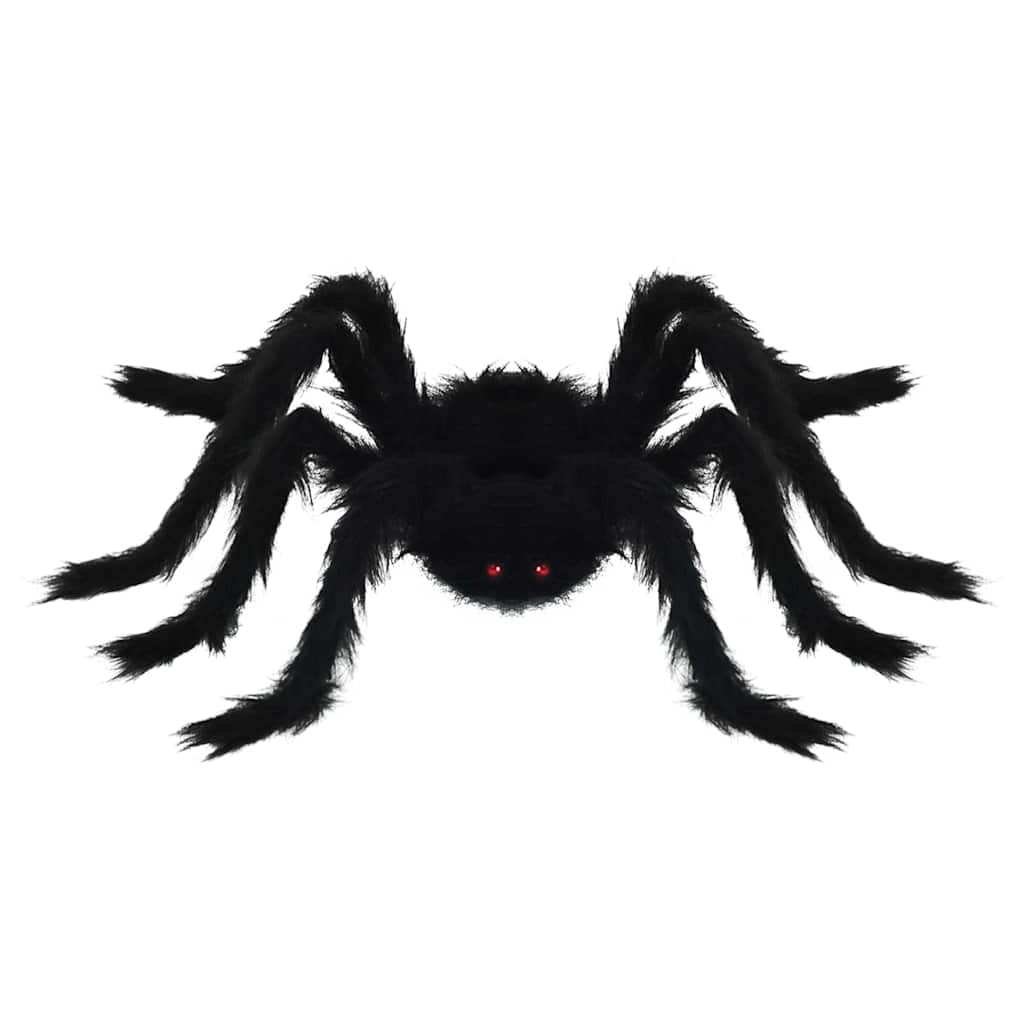 vidaXL Halloween Spider Decoration 6 pcs Black 75 cm Polyester