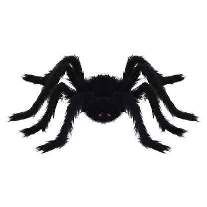 vidaXL Halloween Spider Decoration 6 pcs Black 75 cm Polyester