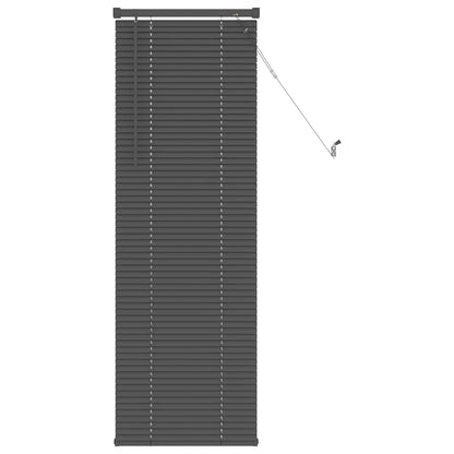 vidaXL Venetian Blind Silver Grey 150 x 60 cm 25 mm PVC