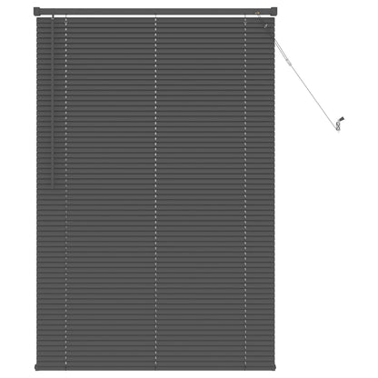 vidaXL Venetian Blind Silver Grey 150 x 80 cm 25 mm PVC