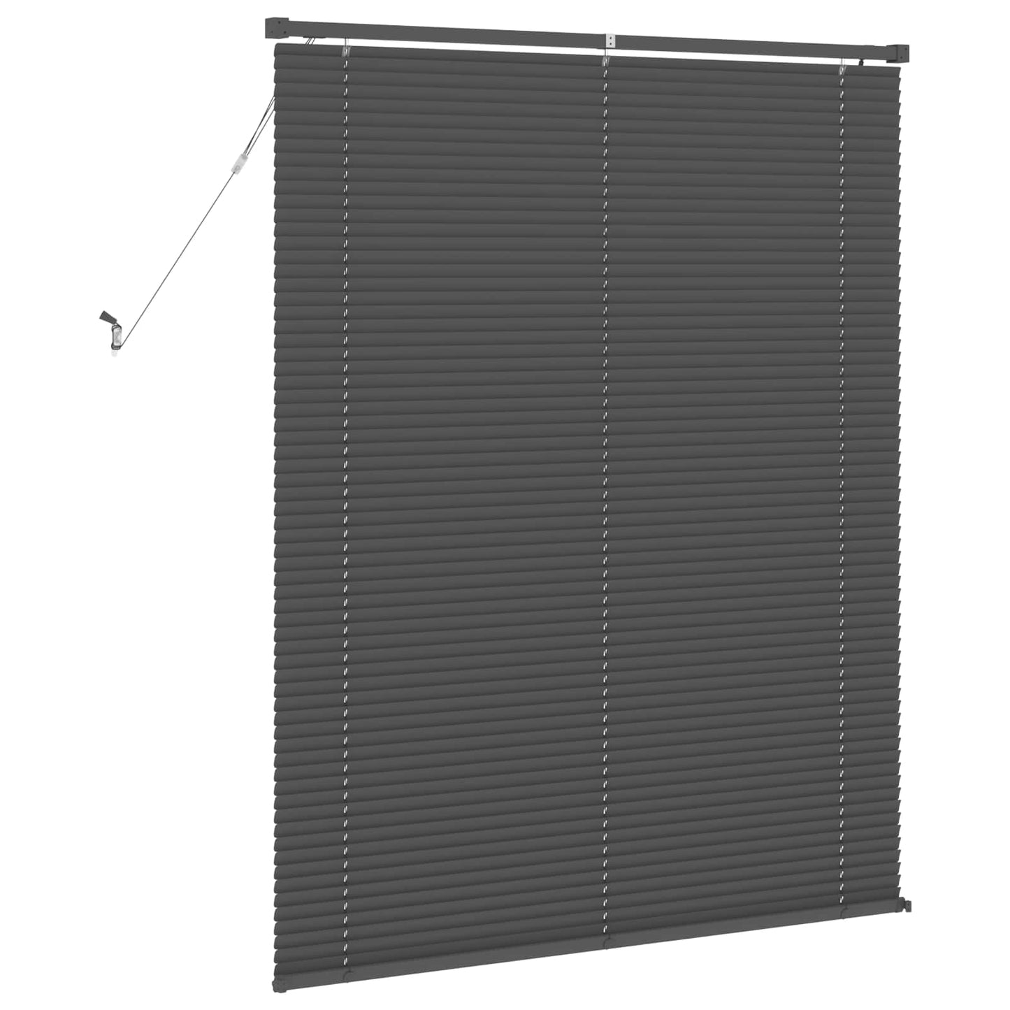 vidaXL Venetian Blind Silver Grey 150 x 110 cm 25 mm PVC