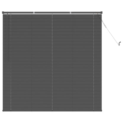 vidaXL Venetian Blind Silver Grey 150 x 140 cm 25 mm PVC