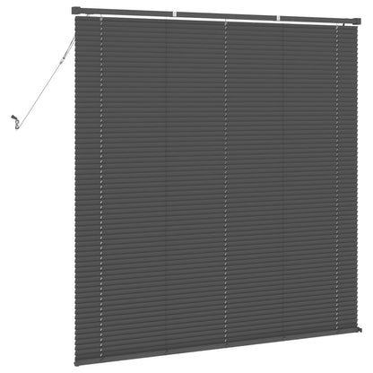 vidaXL Venetian Blind Silver Grey 150 x 160 cm 25 mm PVC