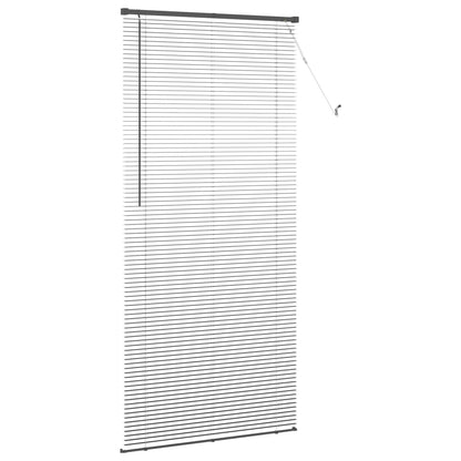 vidaXL Venetian Blind Silver Grey 213 x 80 cm 25 mm PVC