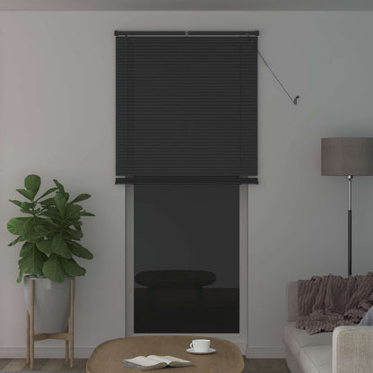 vidaXL Venetian Blind Silver Grey 213 x 100 cm 25 mm PVC