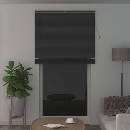 vidaXL Venetian Blind Silver Grey 213 x 110 cm 25 mm PVC