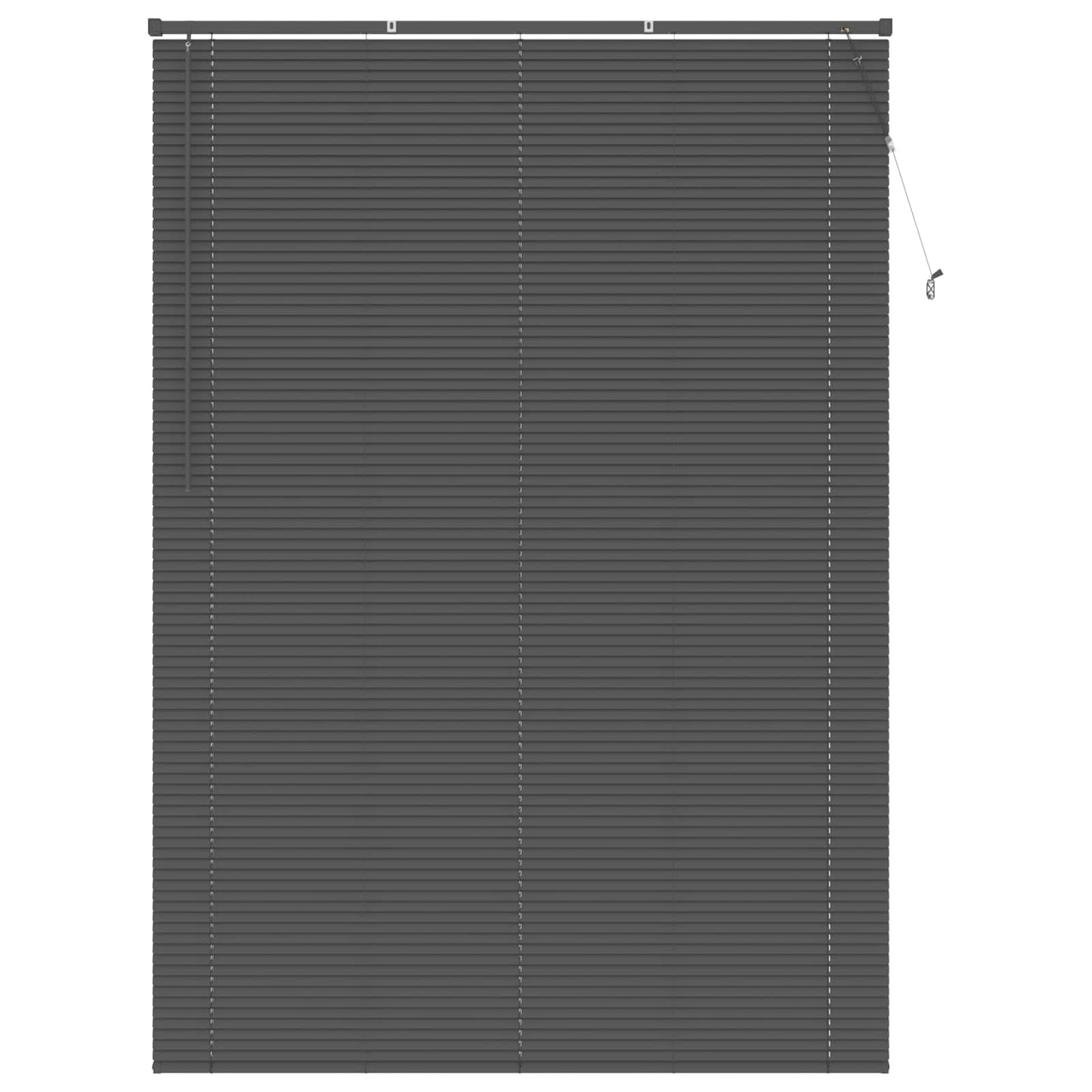 vidaXL Venetian Blind Silver Grey 213 x 150 cm 25 mm PVC