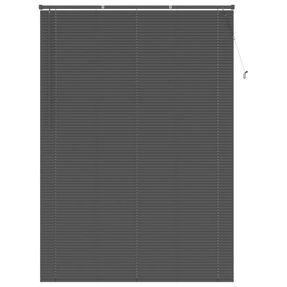 vidaXL Venetian Blind Silver Grey 213 x 160 cm 25 mm PVC