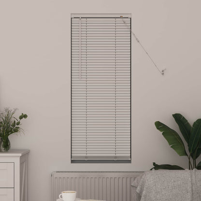 vidaXL Venetian Blind White 150 x 50 cm 25 mm PVC