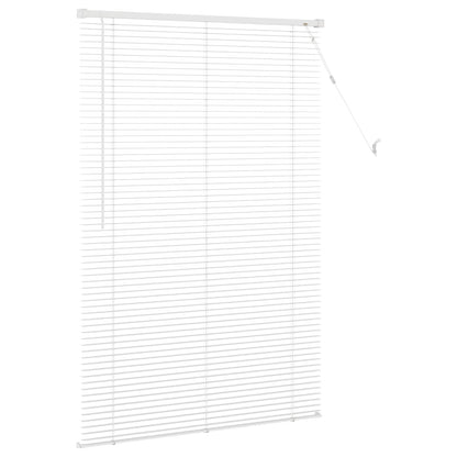 vidaXL Venetian Blind White 150 x 100 cm 25 mm PVC