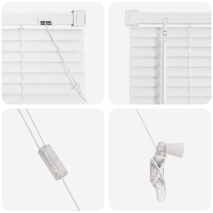 vidaXL Venetian Blind White 150 x 150 cm 25 mm PVC