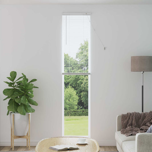vidaXL Venetian Blind White 213 x 50 cm 25 mm PVC