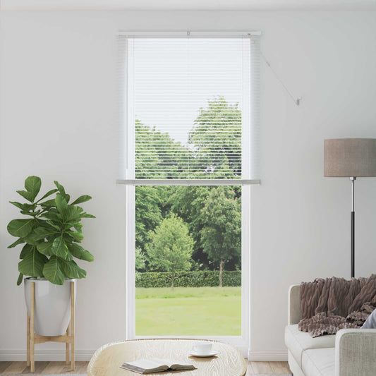 vidaXL Venetian Blind White 213 x 90 cm 25 mm PVC