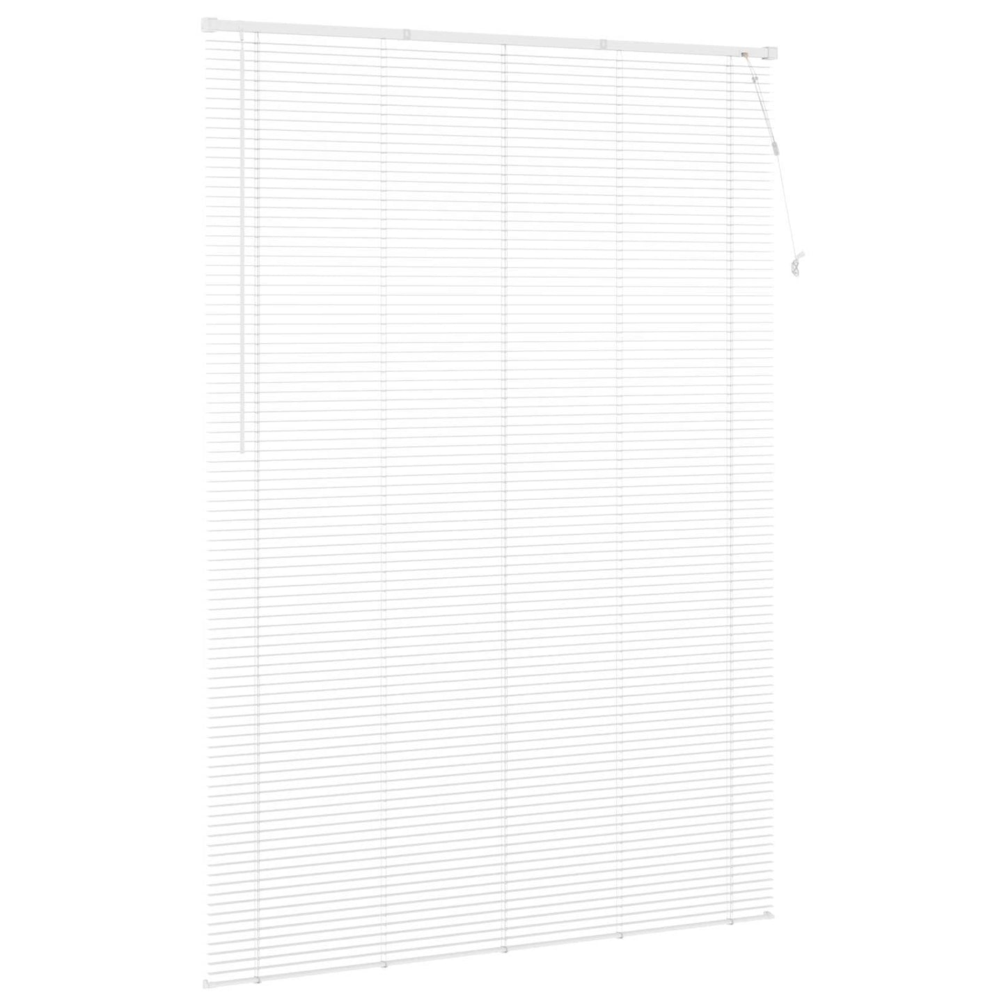 vidaXL Venetian Blind White 213 x 130 cm 25 mm PVC