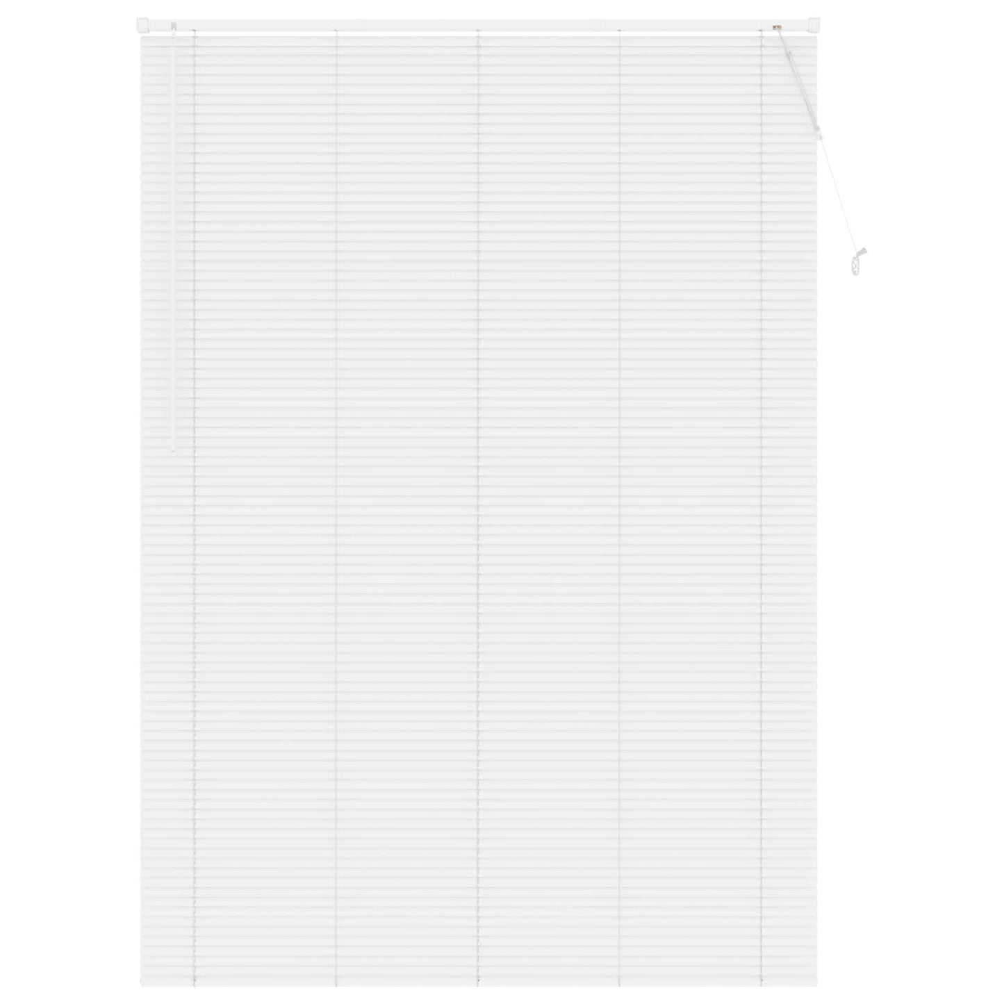 vidaXL Venetian Blind White 213 x 130 cm 25 mm PVC