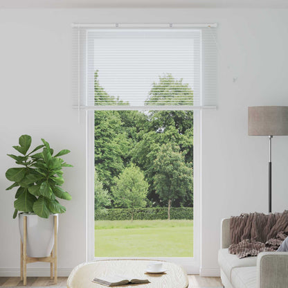 vidaXL Venetian Blind White 213 x 140 cm 25 mm PVC