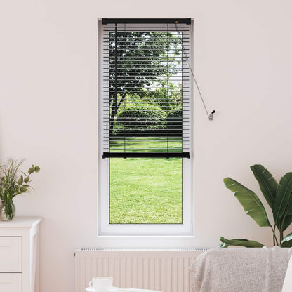 vidaXL Venetian Blind Black 150 x 40 cm 25 mm PVC