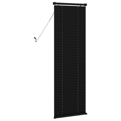 vidaXL Venetian Blind Black 150 x 50 cm 25 mm PVC