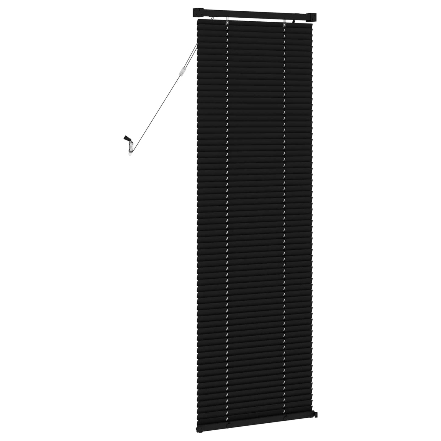 vidaXL Venetian Blind Black 150 x 60 cm 25 mm PVC