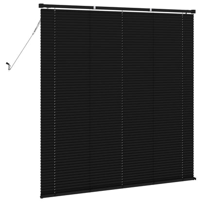 vidaXL Venetian Blind Black 150 x 150 cm 25 mm PVC