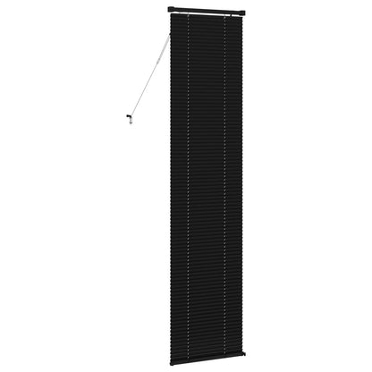vidaXL Venetian Blind Black 213 x 50 cm 25 mm PVC