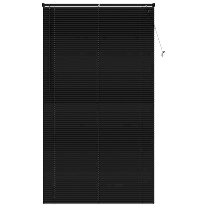 vidaXL Venetian Blind Black 213 x 110 cm 25 mm PVC