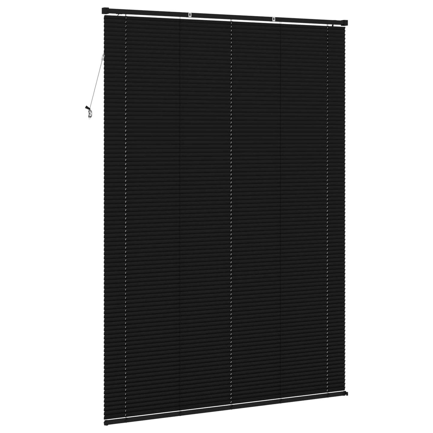 vidaXL Venetian Blind Black 213 x 140 cm 25 mm PVC