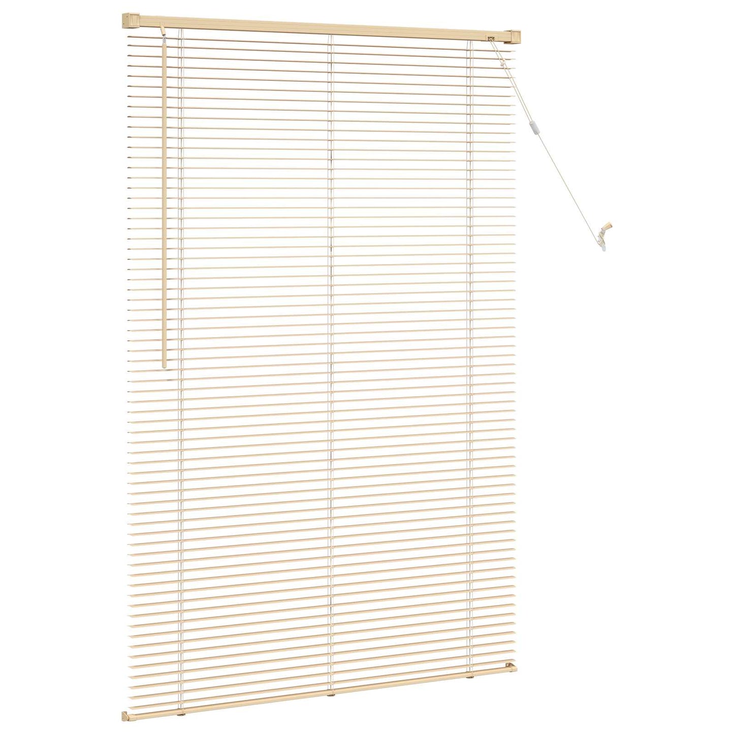 vidaXL Venetian Blind Light Brown with Pattern 150 x 80 cm 25 mm PVC