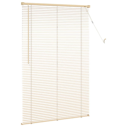 vidaXL Venetian Blind Light Brown with Pattern 150 x 80 cm 25 mm PVC