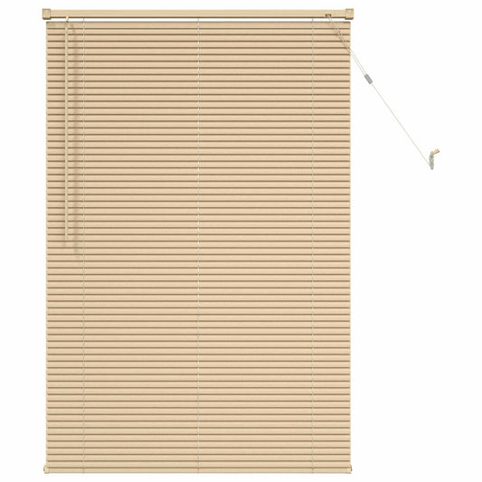 vidaXL Venetian Blind Light Brown with Pattern 150 x 90 cm 25 mm PVC