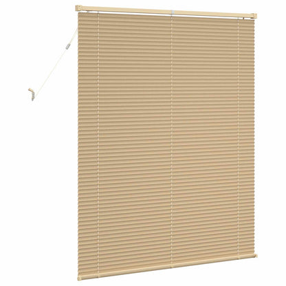 vidaXL Venetian Blind Light Brown with Pattern 150 x 120 cm 25 mm PVC