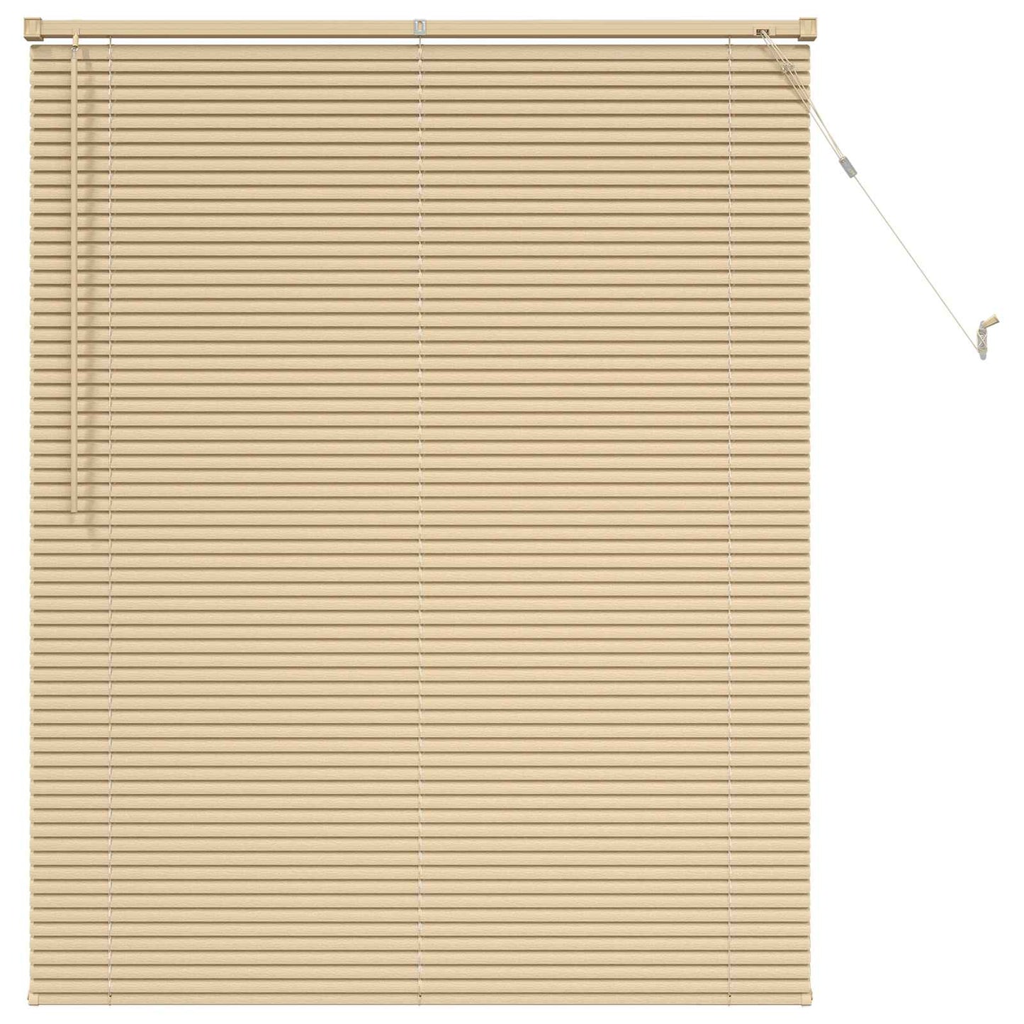 vidaXL Venetian Blind Light Brown with Pattern 150 x 120 cm 25 mm PVC