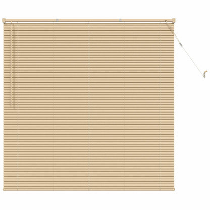 vidaXL Venetian Blind Light Brown with Pattern 150 x 130 cm 25 mm PVC