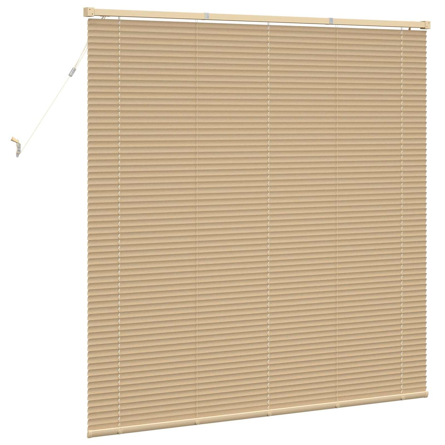 vidaXL Venetian Blind Light Brown with Pattern 150 x 140 cm 25 mm PVC